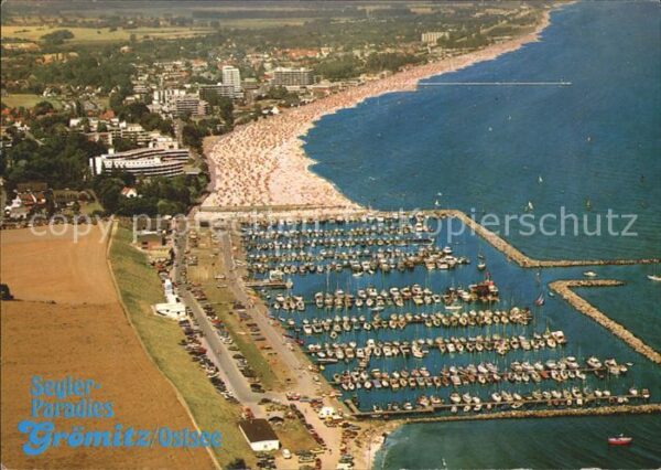 Groemitz Ostseebad Hafen Fliegeraufnahme