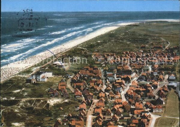 Juist Nordseebad Fliegeraufnahme