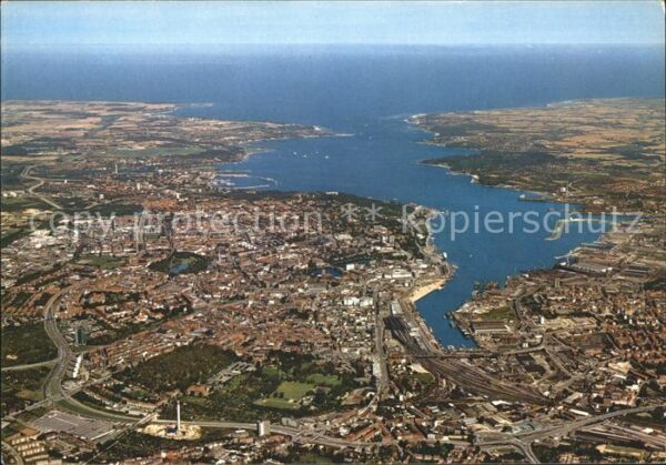 Kiel Förde Ostsee Fliegeraufnahme