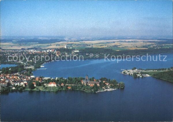 Ratzeburg Domhalbinsel Fliegeraufnahme