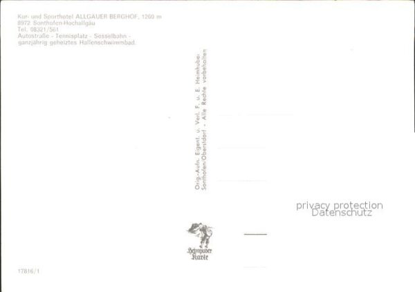 Sonthofen Oberallgaeu Kur- und Sporthotel Allgäuer Berghof – Bild 2