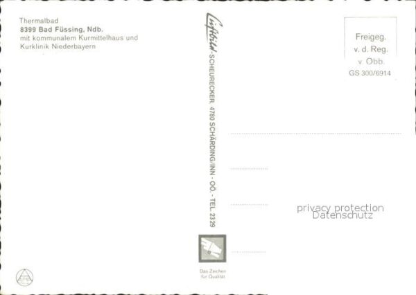 Bad Fuessing Kurzentrum Fliegeraufnahme – Bild 2