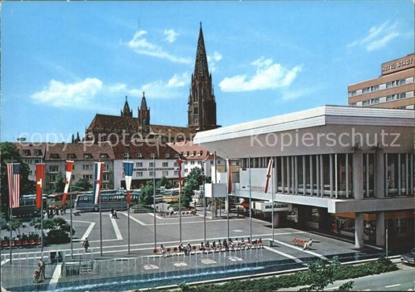 Freiburg Breisgau Karlsplatz Münster