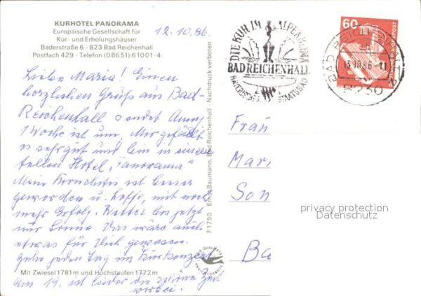 Bad Reichenhall Kurhotel Panorama – Bild 2