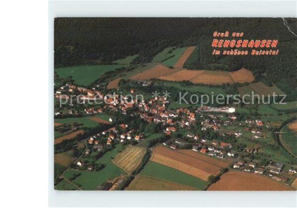Rengshausen Hessen Fliegeraufnahme