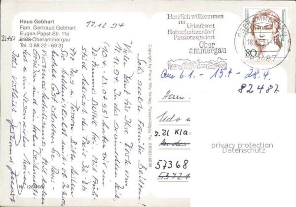 Oberammergau Haus Gebhart – Bild 2