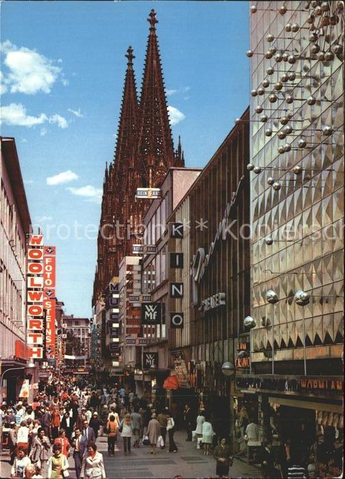 Koeln Rhein Hohestrasse