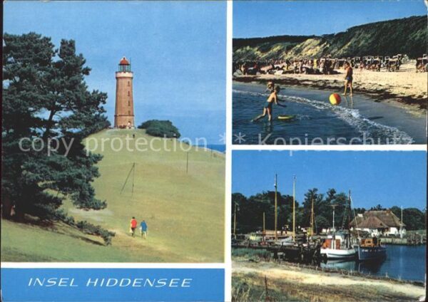 Insel Hiddensee Leuchtturm Strand Kloster Hafen