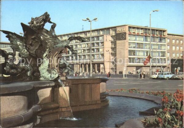 Leipzig Hauptpostamt Karl Marx Platz