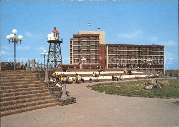 Kijkduin Den Haag La Haye NL Deltaplein Atlantic Hotel vuurtoren
