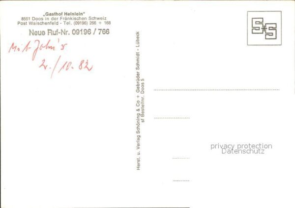 Doos Forchheim Gasthof Heinlein – Bild 2