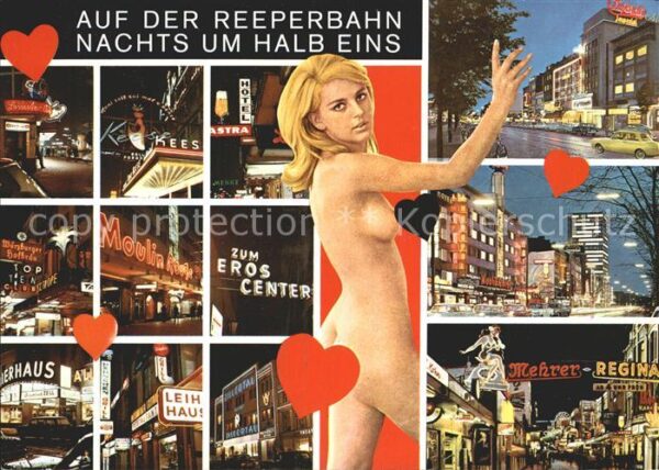 Hamburg Reeperbahn Nachts um Halb eins Erotik