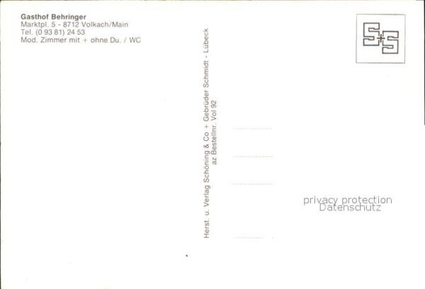 Volkach Gasthof Behringer – Bild 2