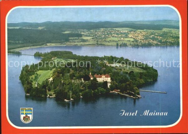 Insel Mainau Fliegeraufnahme