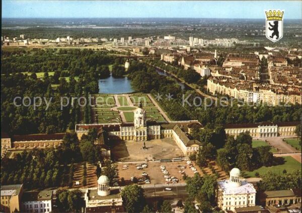 Berlin Charlottenburger Schloss Fliegeraufnahm