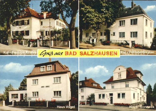 Bad Salzhausen Kur Pension Kraiss Entzian Haus Sonneck