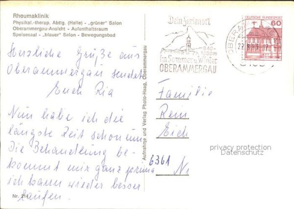 Oberammergau Rheumaklinik – Bild 2