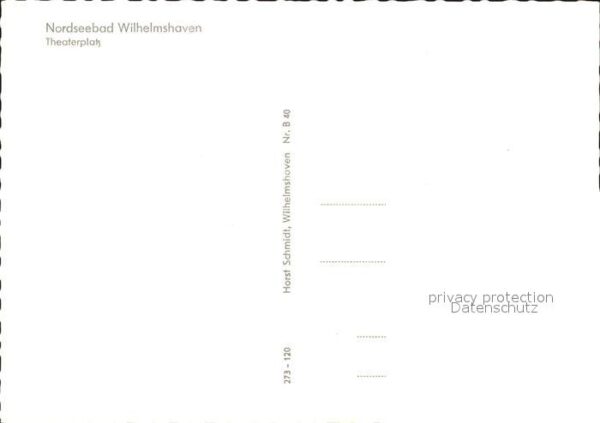 Wilhelmshaven Theaterplatz – Bild 2