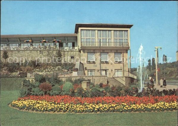 Nordhausen Thueringen Gaststätte Stadt Terrasse
