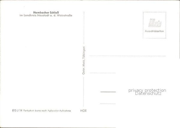 Neustadt Weinstrasse Hambacher Schloss – Bild 2