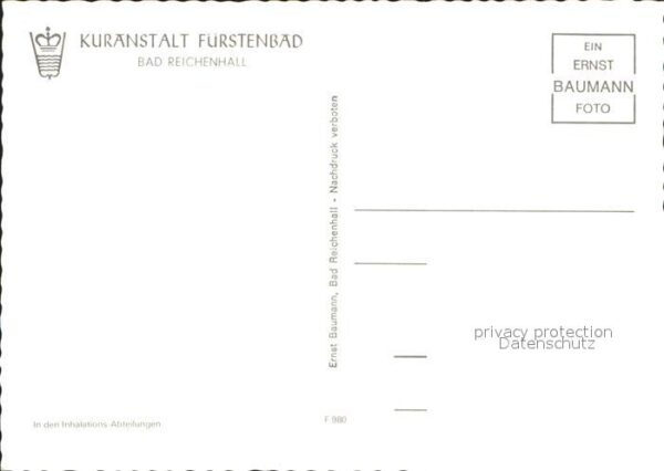 Bad Reichenhall Kuranstalt Fürstenbad – Bild 2