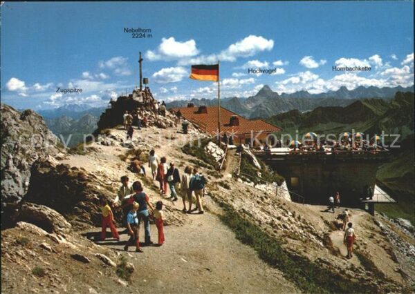Oberstdorf Nebelhorngipfel Zugspitze Hochvogel Hor
