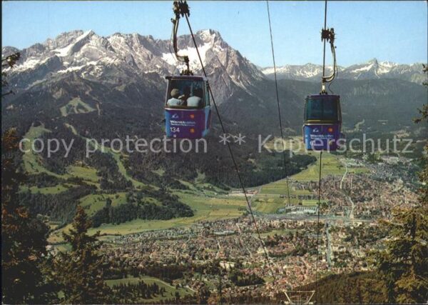 Garmisch-Partenkirchen Wankbahn Zugspitzgruppe