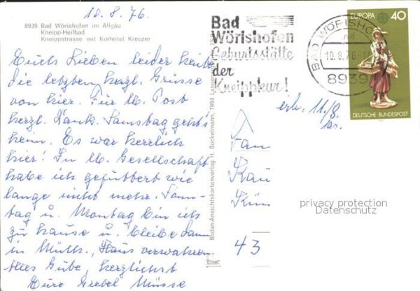 Bad Woerishofen Kneipp Heilbad Kneippstrasse Kurhotel K – Bild 2