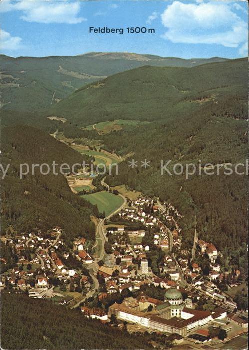 St Blasien Fliegeraufnahme Feldberg