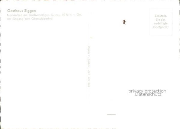 Neukirchen Grossvenediger Sulzau Eingang Obersulzbachtal – Bild 2