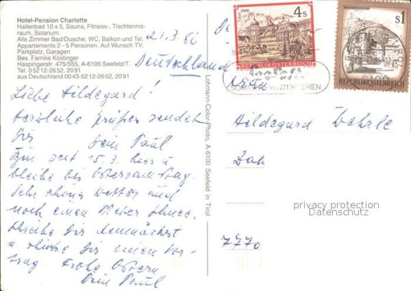 Seefeld Tirol Hotel Charlotta – Bild 2