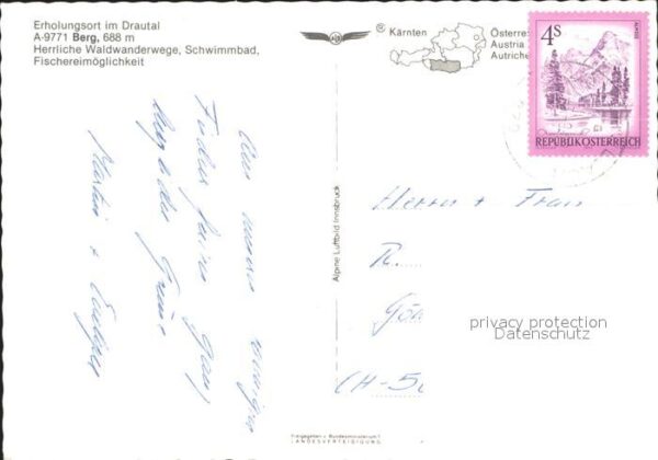 Berg Drautal Fliegeraufnahme – Bild 2