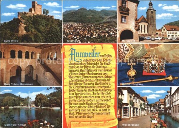 Annweiler Trifels Burg Marktplatz Wassergasse