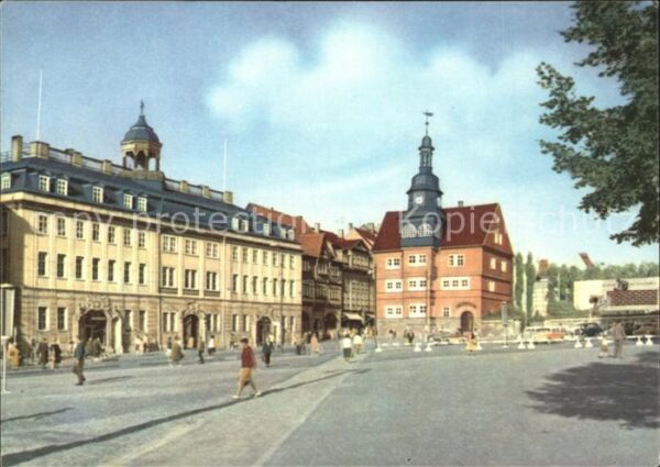 Eisenach Thueringen Schloss Rathaus Markt