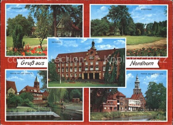 Nordhorn Rathaus Stadtpark Vechte
