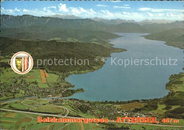 Attersee Fliegeraufnahme