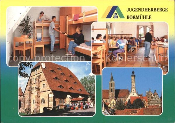 Rothenburg Tauber Jugendherberge Rossmühle Zimmer Speises