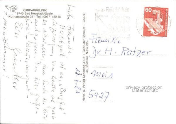 Bad Neustadt Kurparkklinik Schwanenteich – Bild 2