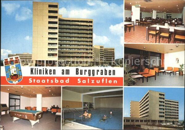 Bad Salzuflen Kliniken am Burggraben Gastraum Billard