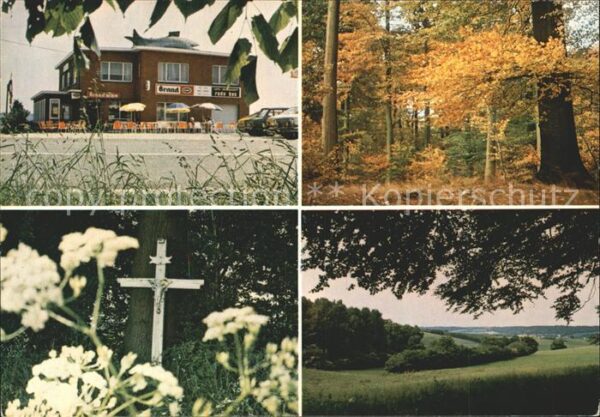 Teuven Restaurant Rode Bos Kreuz Wald Panorama