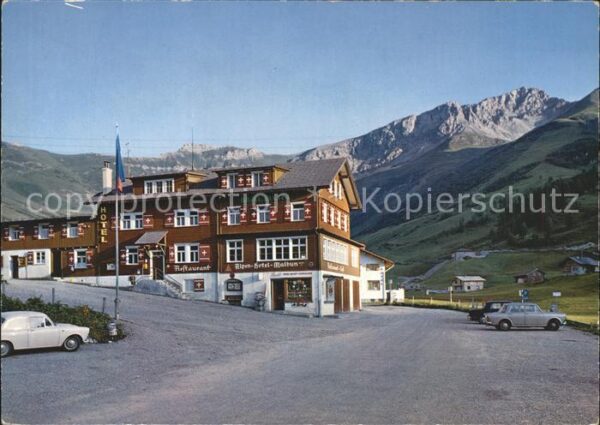 Malbun Alpenhotel Malbun mit Sareiserjoch und
