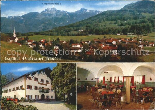 Frasdorf Ortsansicht Gasthof Niederauer Kampenwa