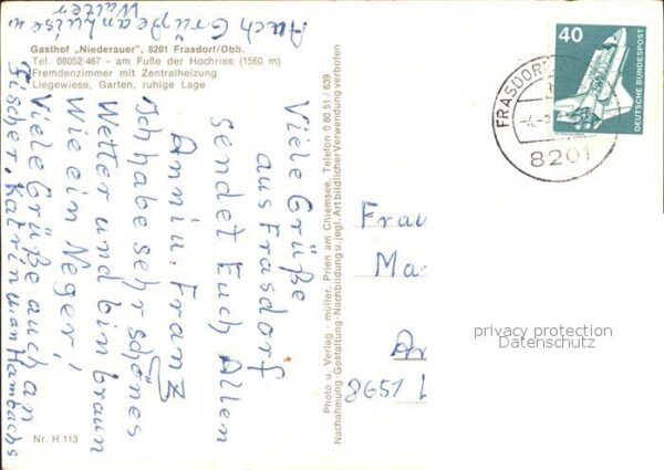 Frasdorf Ortsansicht Gasthof Niederauer Kampenwa – Bild 2