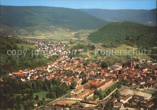 Amorbach Miltenberg Fliegeraufnahme