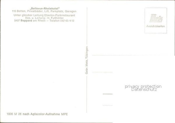 Boppard Rhein Bellevue Rheinhotel Dampfer – Bild 2