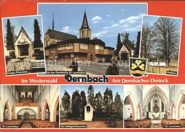 Dernbach Westerwald Krieger Ehrenmal Pfarrkirche St Laurent