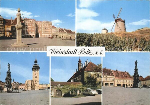 Retz Säule Windmühle Kirche Schloss
