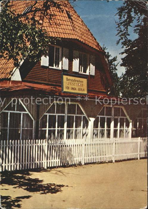 Insel Hiddensee Kloster Hiddensee Ferienheim Inselbar