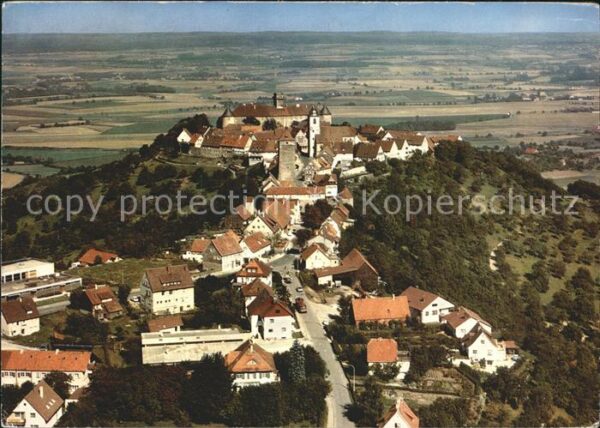 Waldenburg Wuerttemberg Schloss Fliegeraufnahme