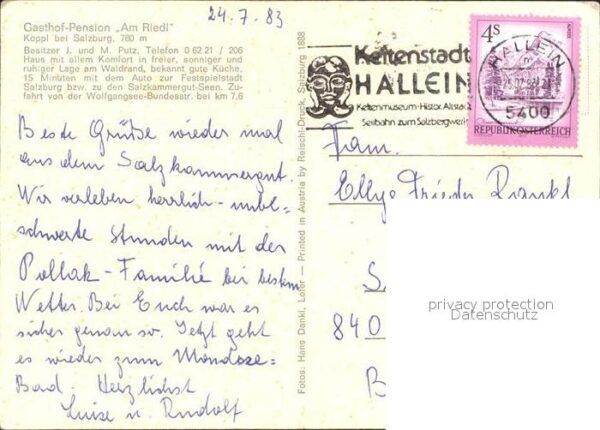 Kappl Tirol Gasthof Pension Am Riedl – Bild 2